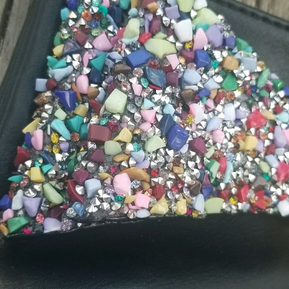 Betsey Johnson Jeweled Crossbody/Clutch - Picture 4 of 10